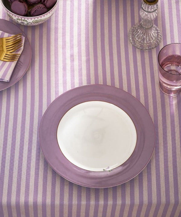 Plate Lily & Lotus Uni Lilac 23Cm