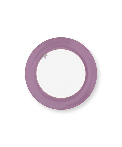 Plate Lily & Lotus Uni Lilac 23Cm