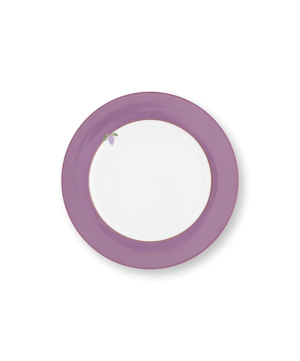 Plate Lily&Lotus Uni Lilac 26.5Cm