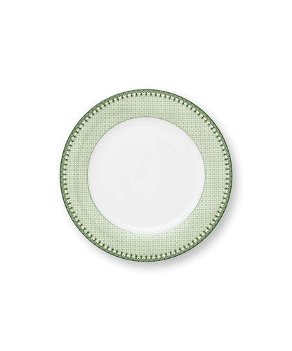 Plate Lily & Lotus Tiles Light Green 26.5Cm - delicate mint green ceramic plate