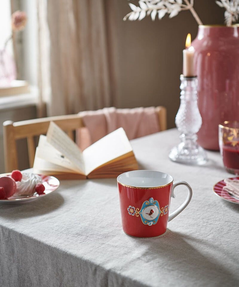 Mug Love Birds Medallion Red (250 ml)