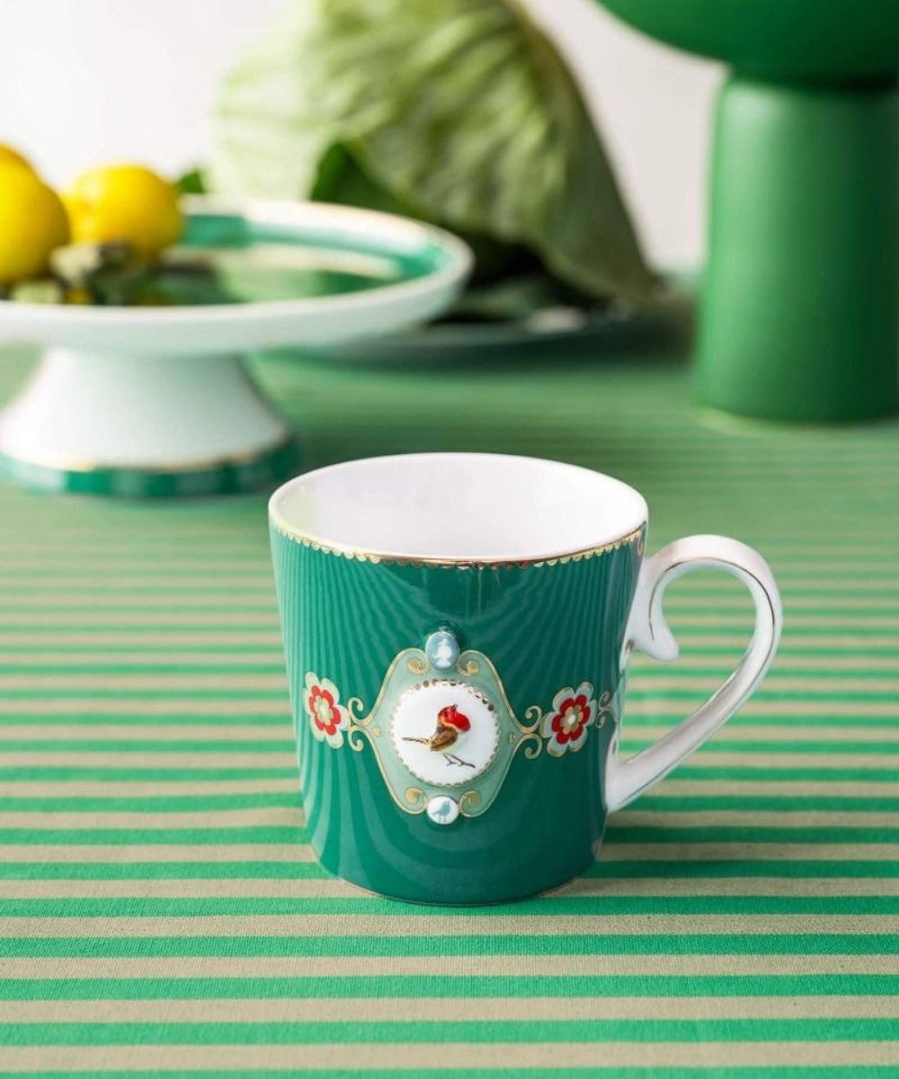 Mug Love Birds Medallion Emerald (250 ml)