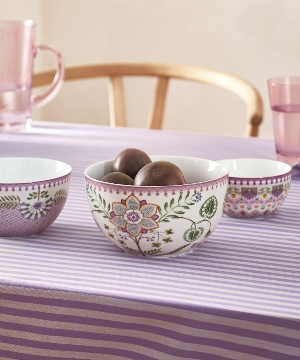 Bowl Lily & Lotus Off White 18Cm