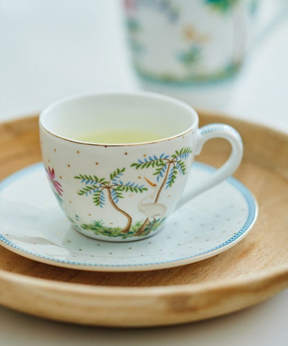 Espresso Cup & Saucer Jolie Dots Gold (120 ml)