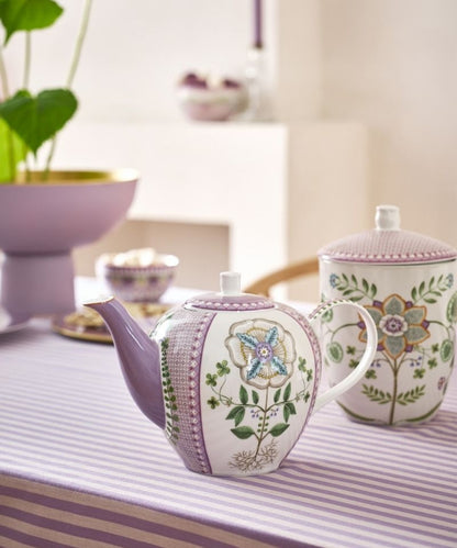 Teapot Lily & Lotus Tiles Lilac 1.6ltr