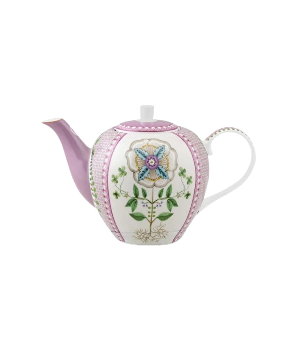 Teapot Lily & Lotus Tiles Lilac 1.6ltr