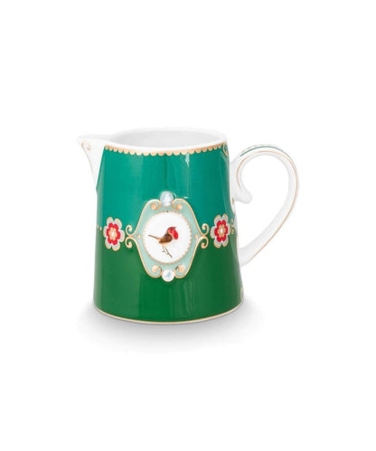 Jug Small Love Birds Medallion Emerald -Green 270ml