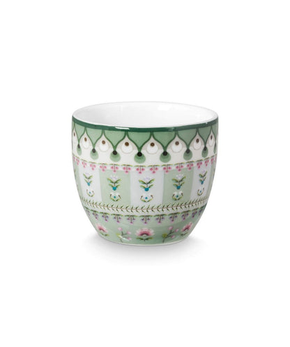 Egg Cup Lily & Lotus Moon Delight Light Green Ø4.7Cm - delicate mint green ceramic cup