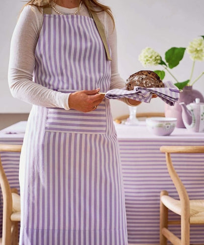 Apron Stripes Lilac 72X89.5Cm