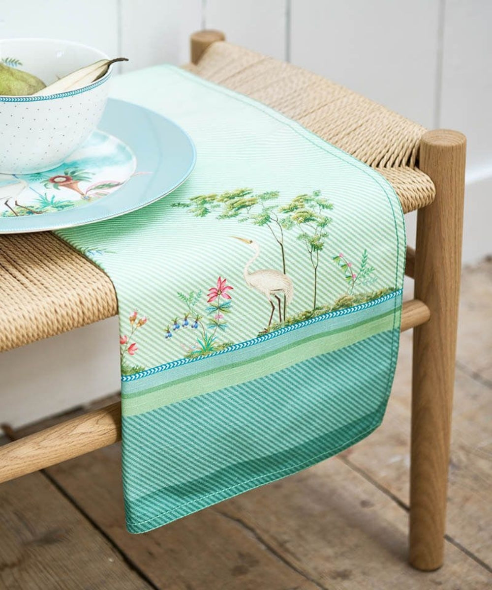 Tea Towel Jolie Heron Small Green 50X70Cm