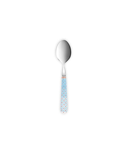 Spoon Floral Blue - 20 Cm - delicate light blue spoon floral