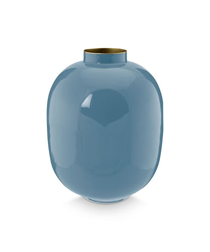 Vase Metal Blue (32 cm)