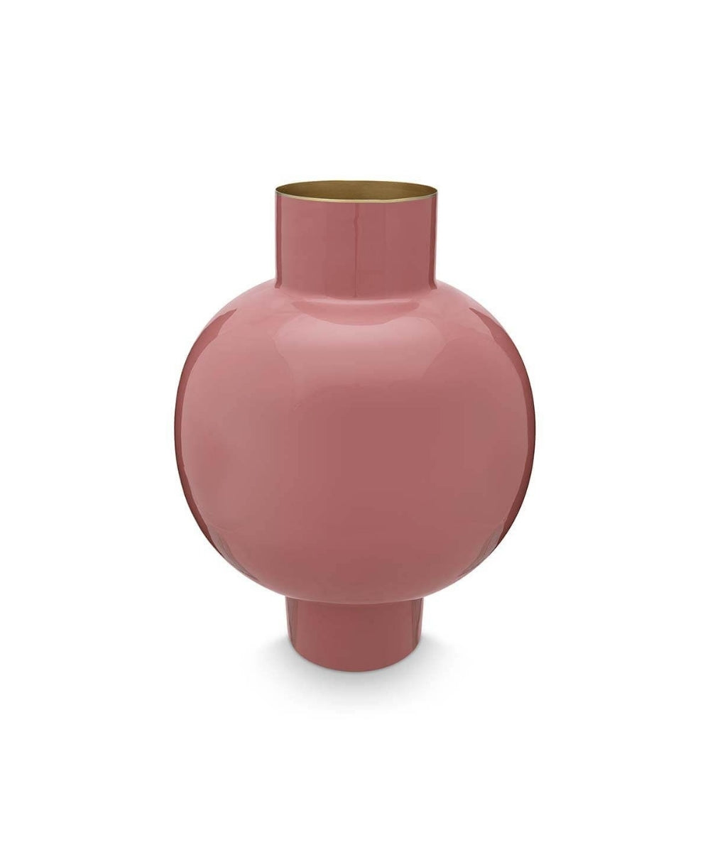 Vase Metal Old Pink (Large)