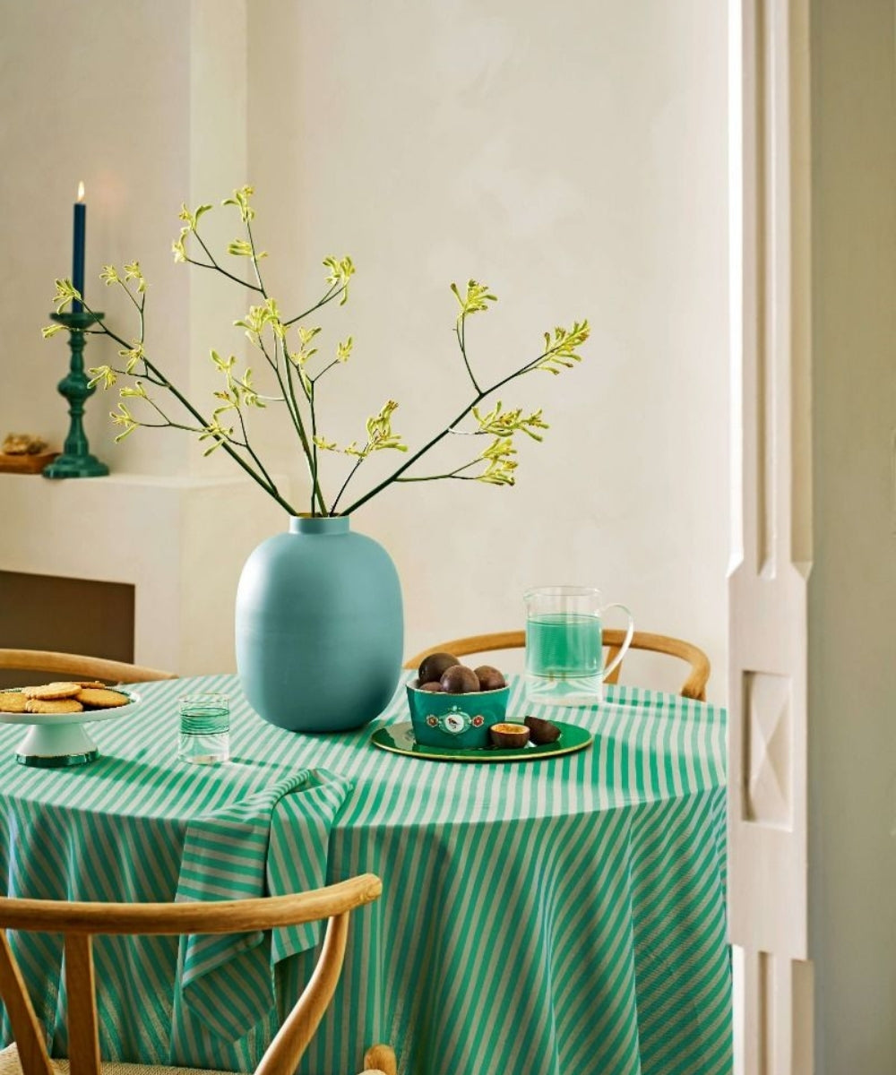 Vase Metal Matt Light Blue (32 cm)