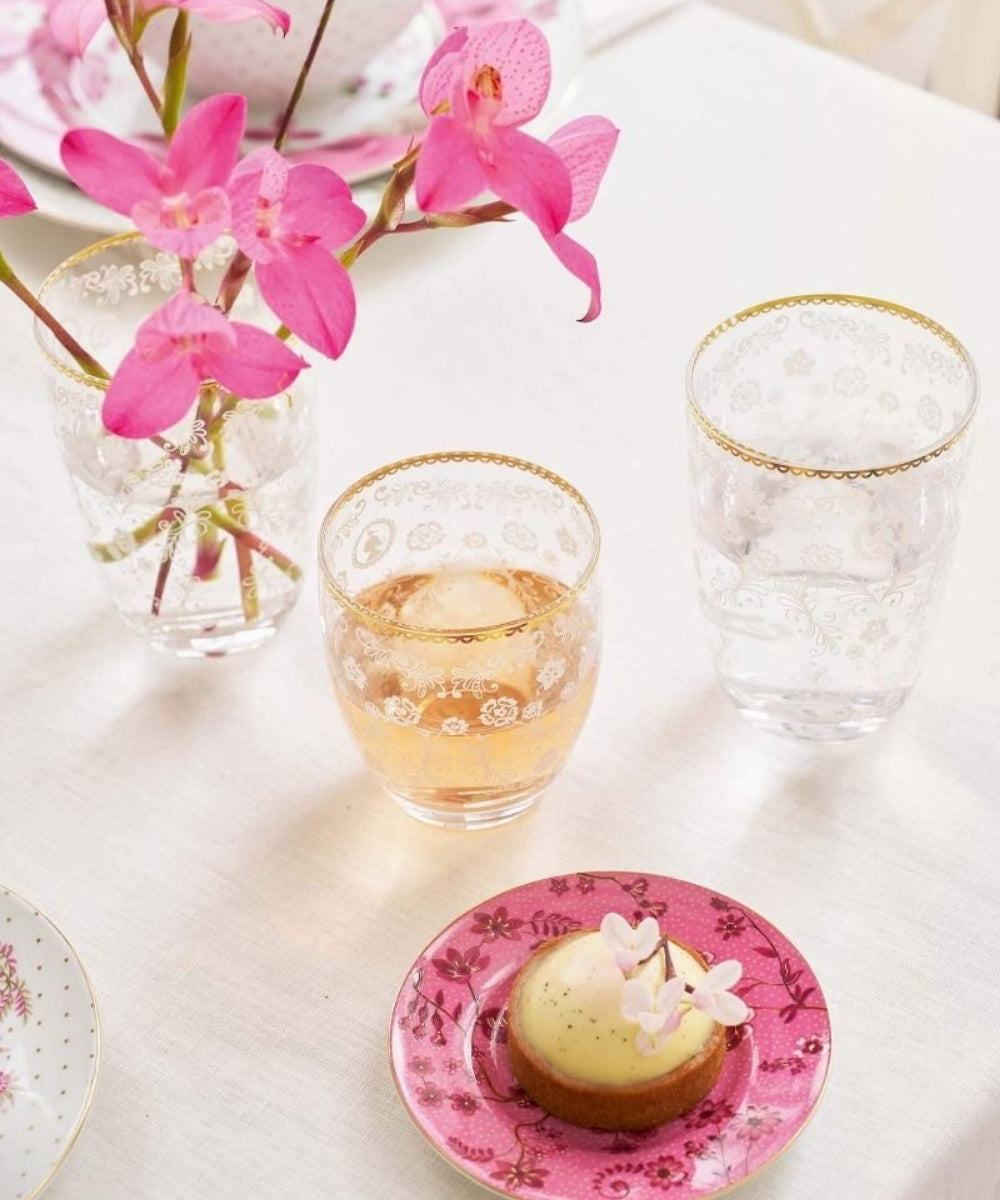 Water Glass Floral (280 ml)