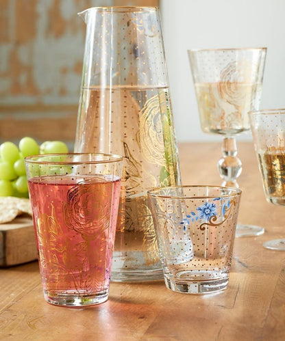 Water Glass Royal Golden Dots (270 ml)