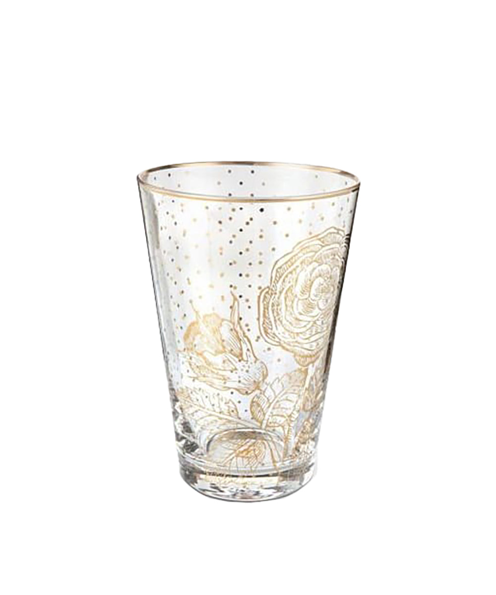 Longdrink Glass Royal Golden Flower