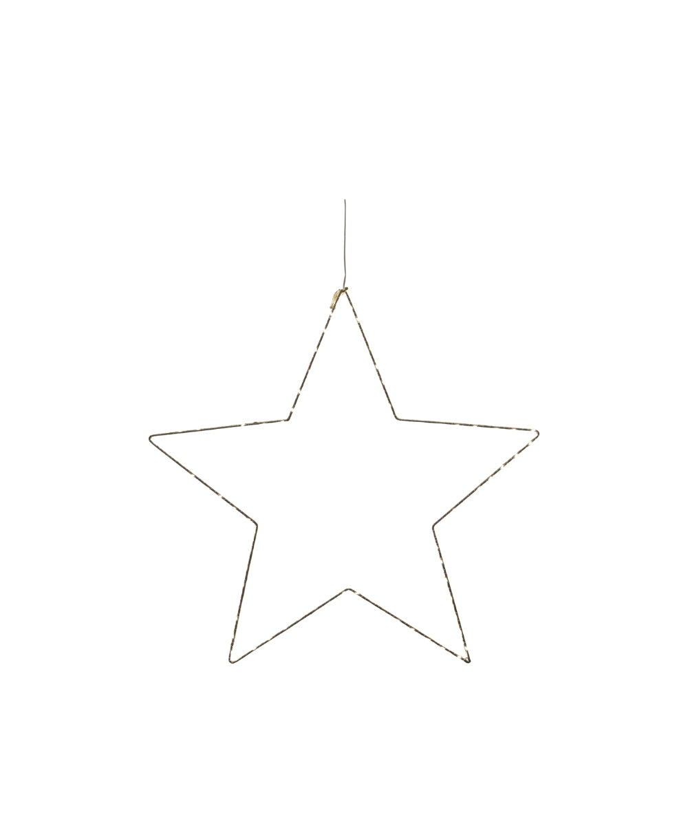 Star Indoor & Outdoor Use Incl. Timer D57 Cm Silver