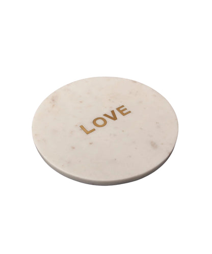 Verona Marble Board With Gold ’Love’ Inscription