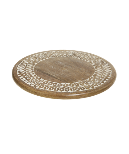 Tours Tapas dish w. swivel foot H7/D40 cm nature