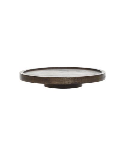 Tours Tray w. swivel foot H4.5/D28 cm nature