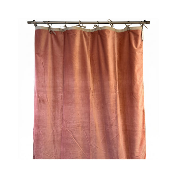 Goyaal Living Namaste velvet curtain - L-140cm W-280 cm Clay