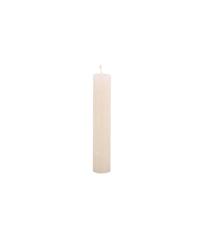 Macon Short Dinner Candle rustic 4 h H11/D2 cm nude