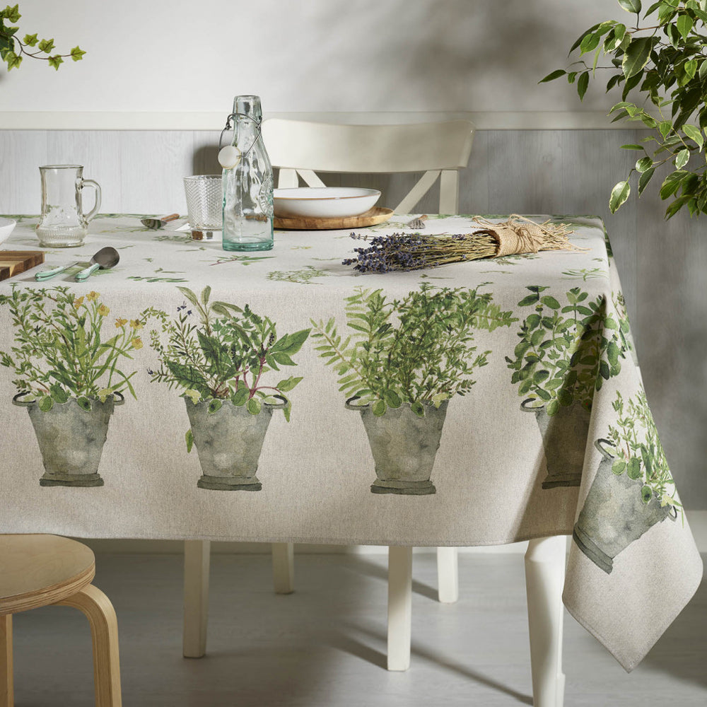 Atenas Pots Tablecloth 150 cm