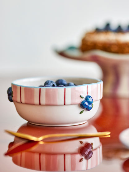Blooming Ville Carry Bowl set of 4 Stoneware H- 6 cm D- 13.5 cm Rose