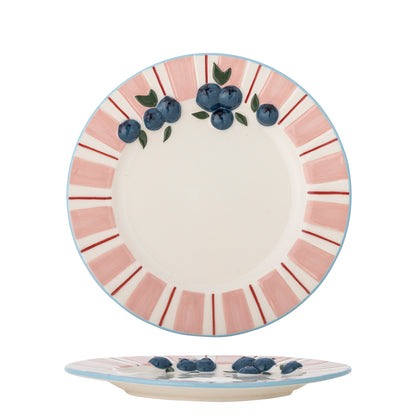 Blooming Ville Carry Plate set of 4 Stoneware H- 2 cm D- 20.5 cm Rose