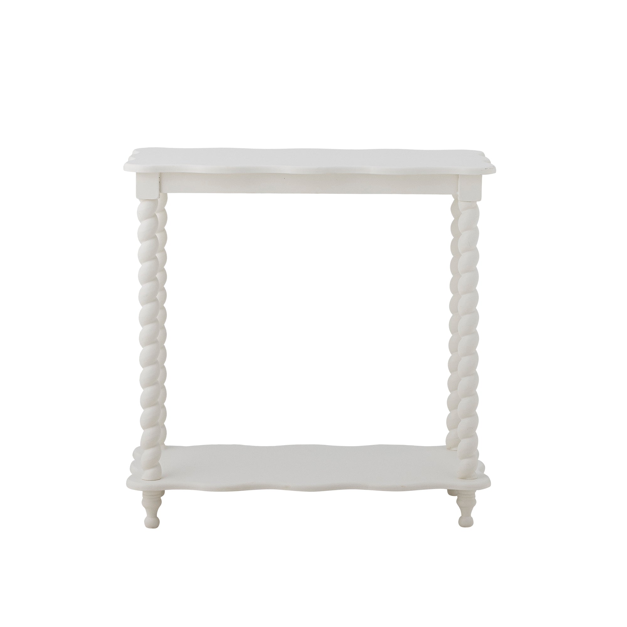 Blooming Ville Bia Console Table MDF L- 60 cm W- 30 cm H- 60 cm White