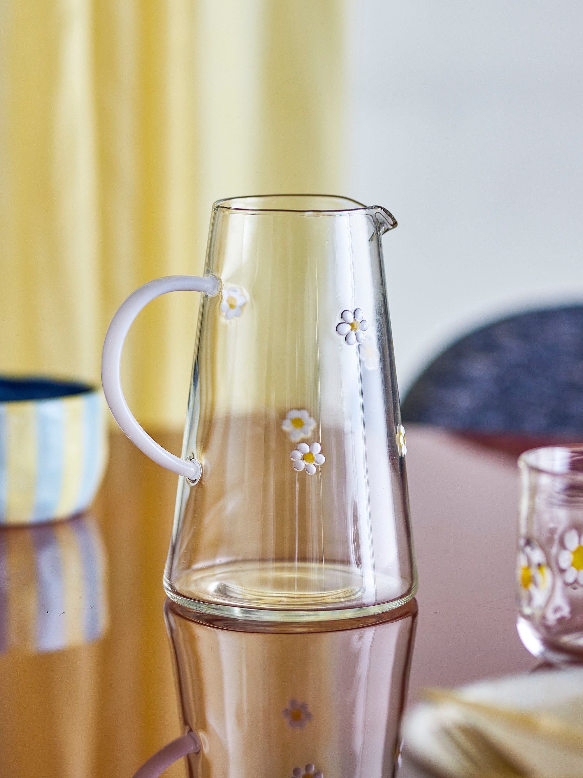Blooming Ville Buzz Glass Jug H- 19 cm D- 12 cm Clear