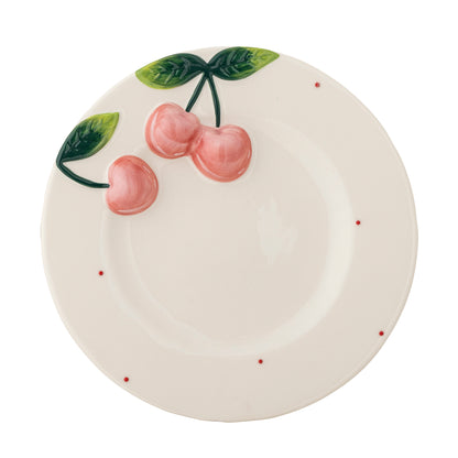 Blooming Ville Berrie Stoneware Plate H- 3 cm D- 20.5 cm Rose