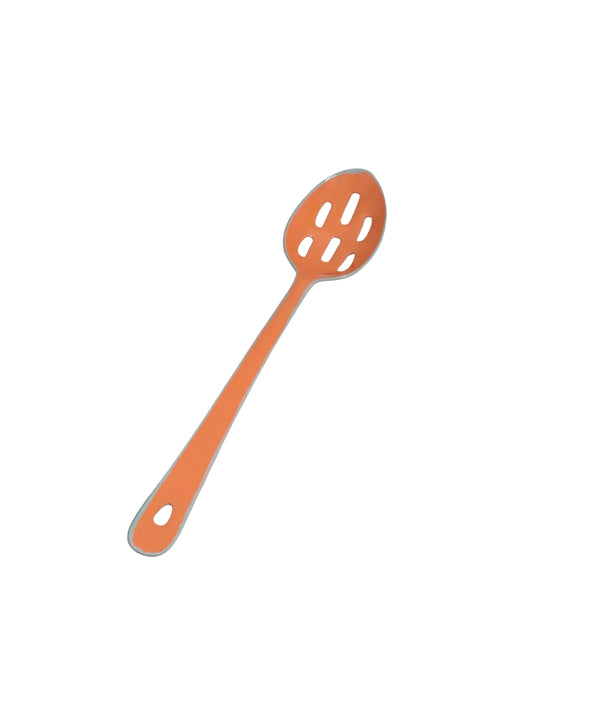 Harlow Bright Slotted Spoon Raspberry