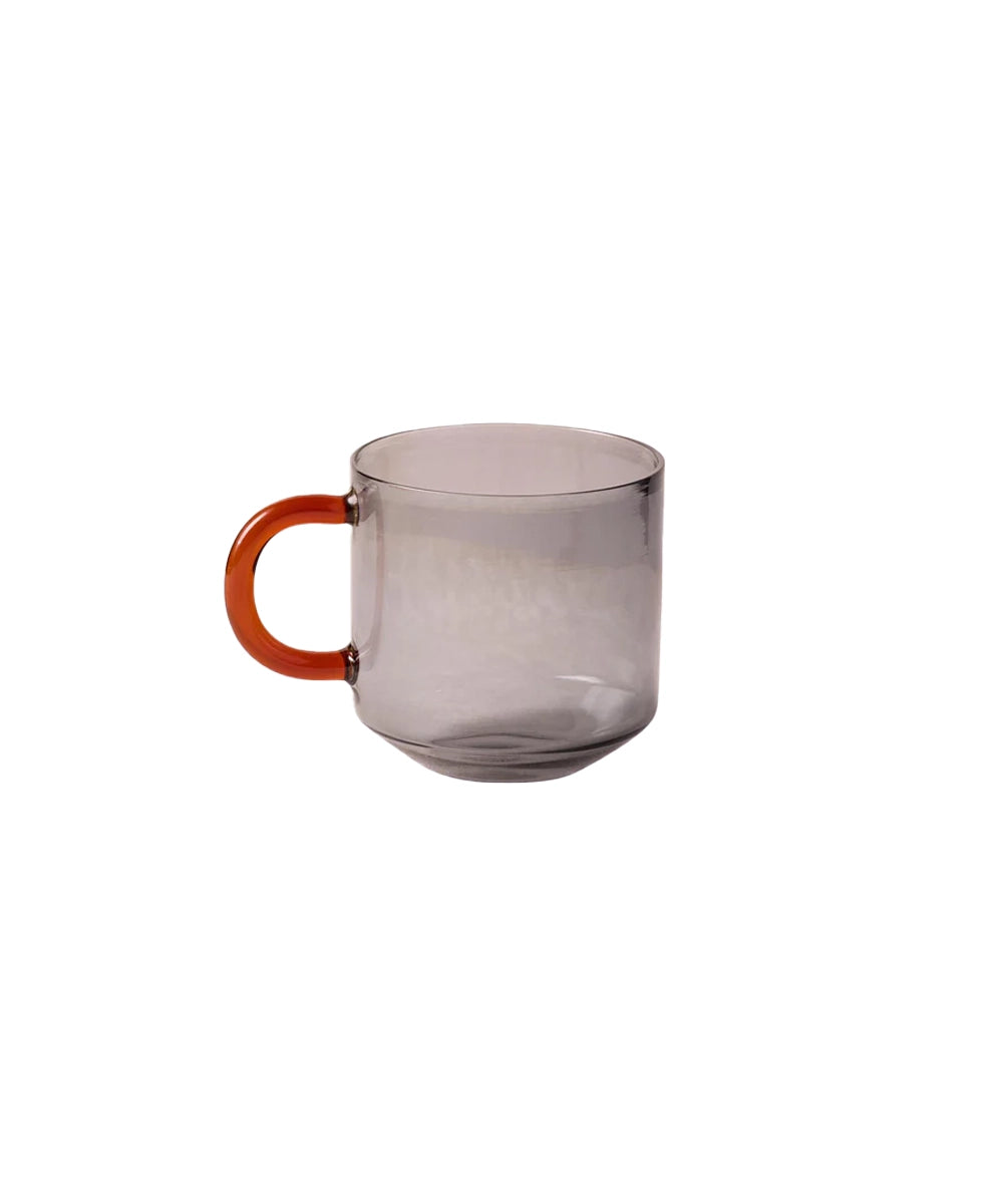 Niko Glass Mug Black (300 ml)