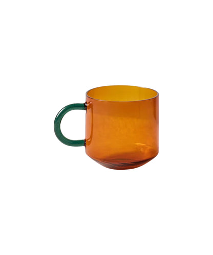 Niko Glass Mug Amber (300 ml)