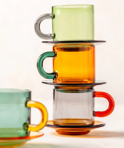 Niko Glass Mug Black (300 ml)