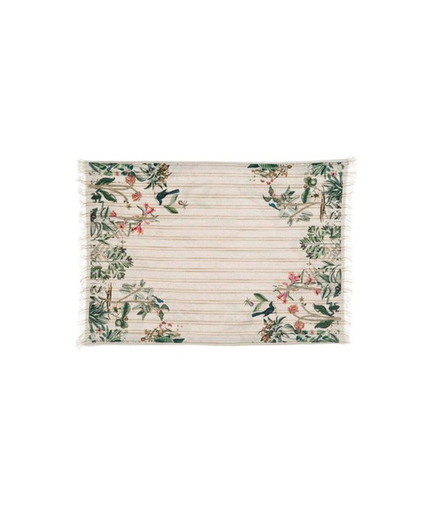 Printed And Embroidered Placemat