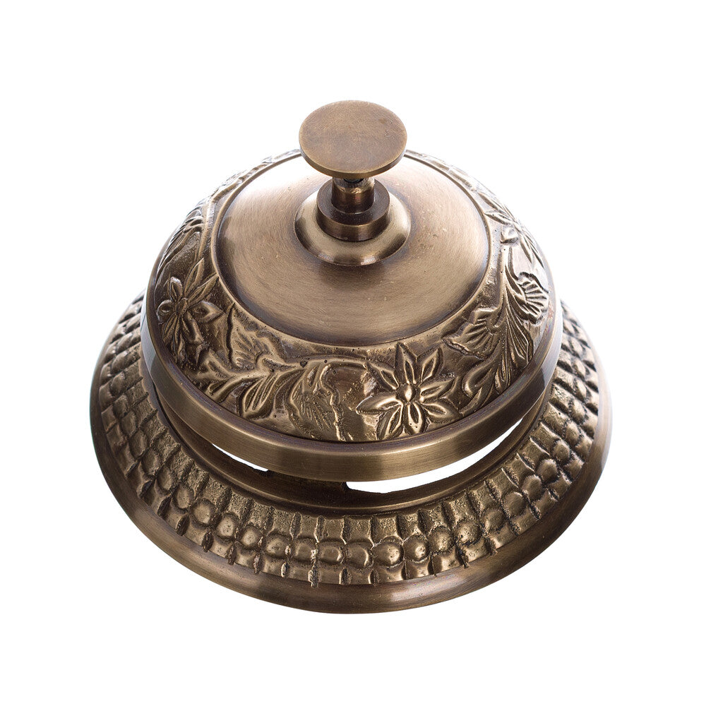 Blanc Mariclo Reception Bell L- 10 cm W- 8.50 cm H- 10 cm