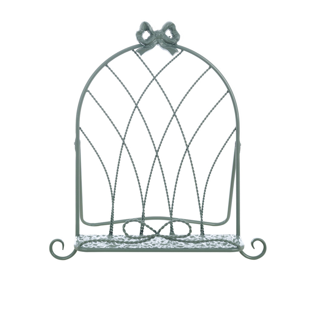 Blanc Mariclo Plate Rack L- 34.20 cm W- 38.30 cm H- 7.50 cm