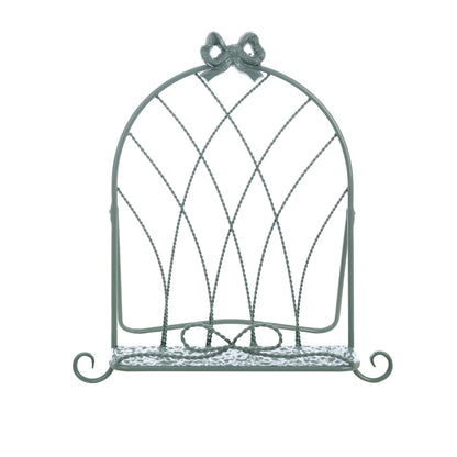 Blanc Mariclo Plate Rack L- 34.20 cm W- 38.30 cm H- 7.50 cm