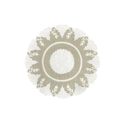 Blanc Mariclo Placemat D- 38 cm