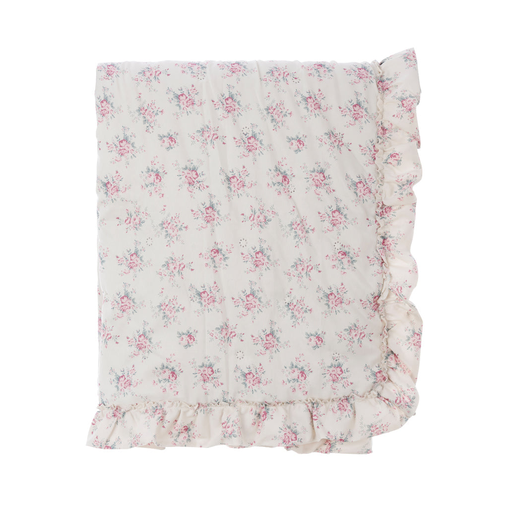 Blanc Mariclo Quilt With Ruffle L- 260 cm W- 260 cm