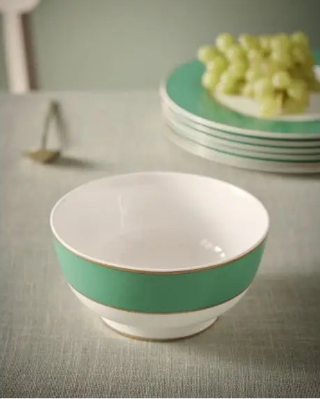 Pip Studio Pip Chique Gold-Green Bowl Second Chance | 12.5 cm