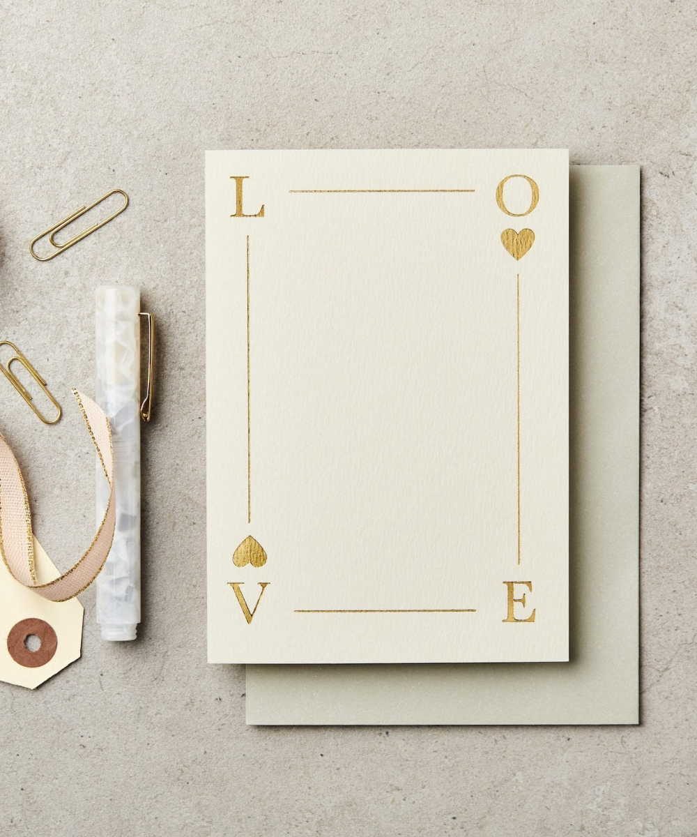 Love Playing Card