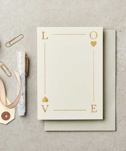 Love Playing Card