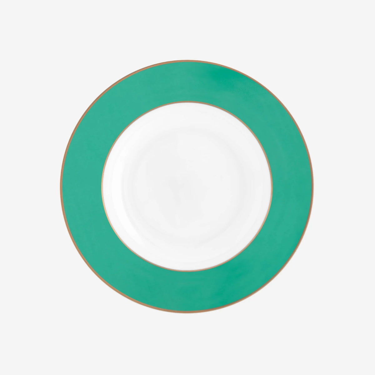 Pip Studio Pip Chique Gold-Green Deep Plate Second Chance | 23.5 cm