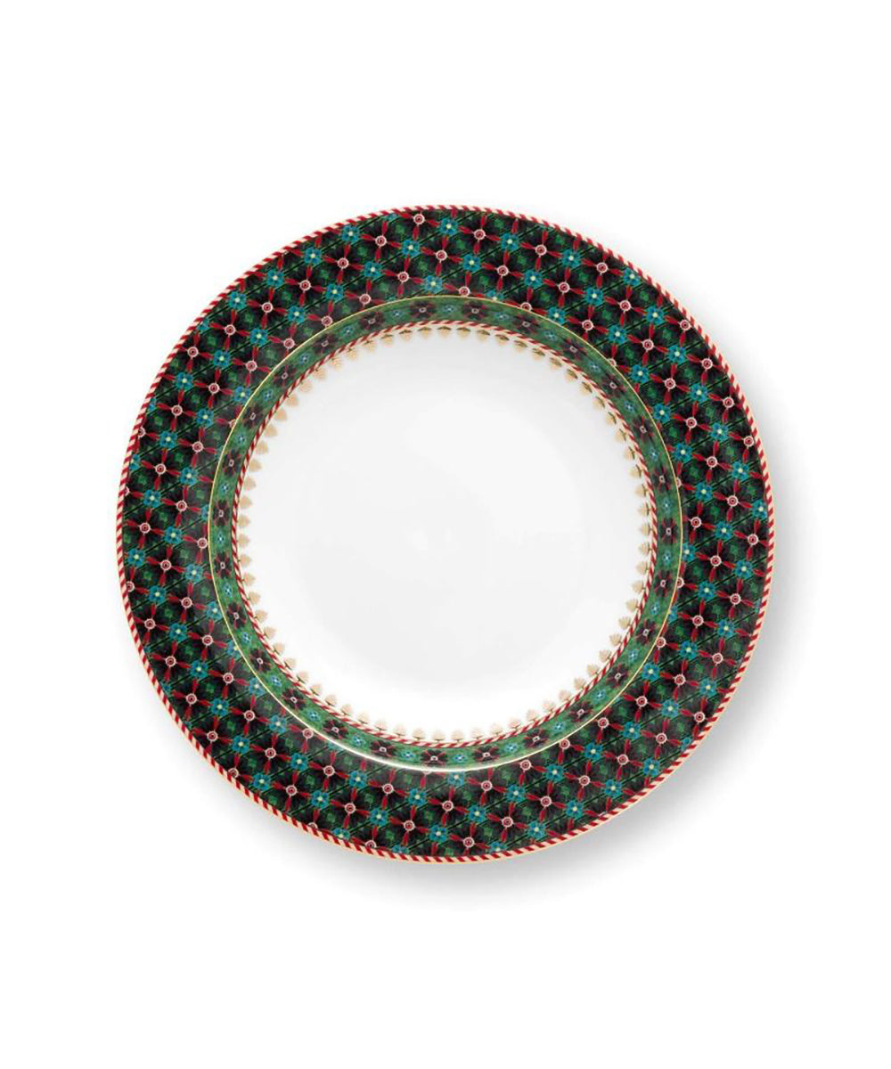 Deep Plate Clover Green 21.5cm