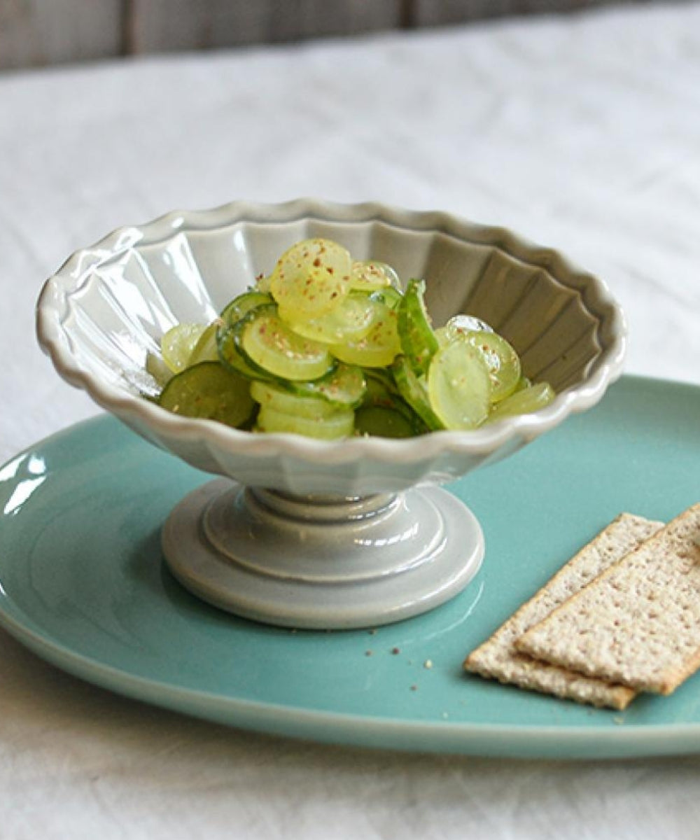 Epanoui Compote Dish Gray (15 x 15 x 7.5 cm)