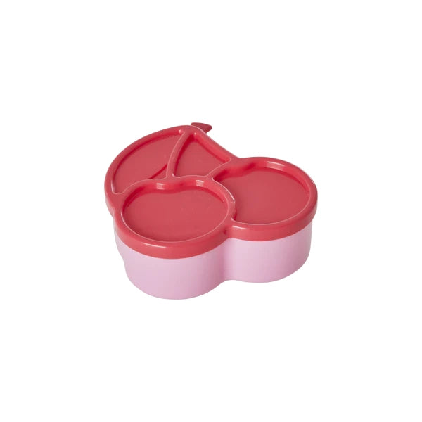 Rice Plastic Food Keepers in Cherry Shape - 4 pcs in a Net Pink